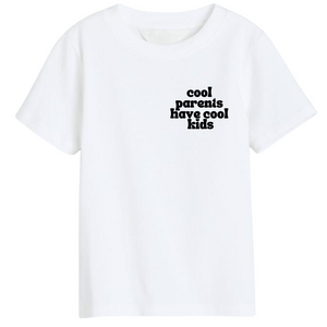 Kids T-Shirt - cool parents have cool kids (green)