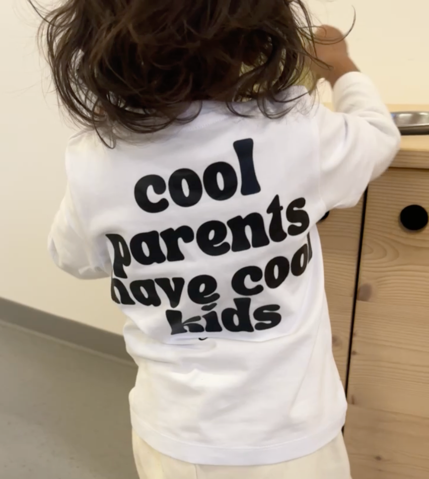 Kids T-Shirt - cool parents have cool kids (green)