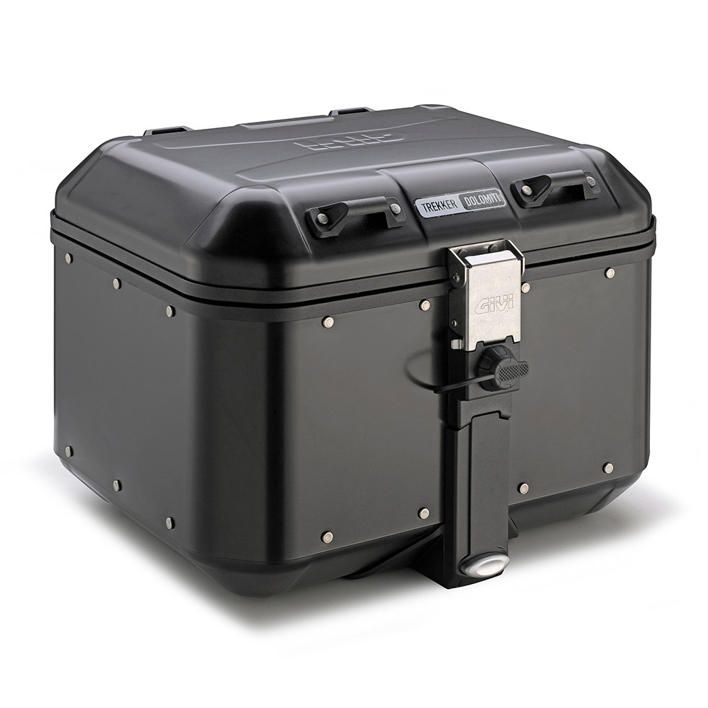 Givi - Rounded aluminium top-case DOLOMITI - DLM46B TREKKER DOLOMITI Black Line