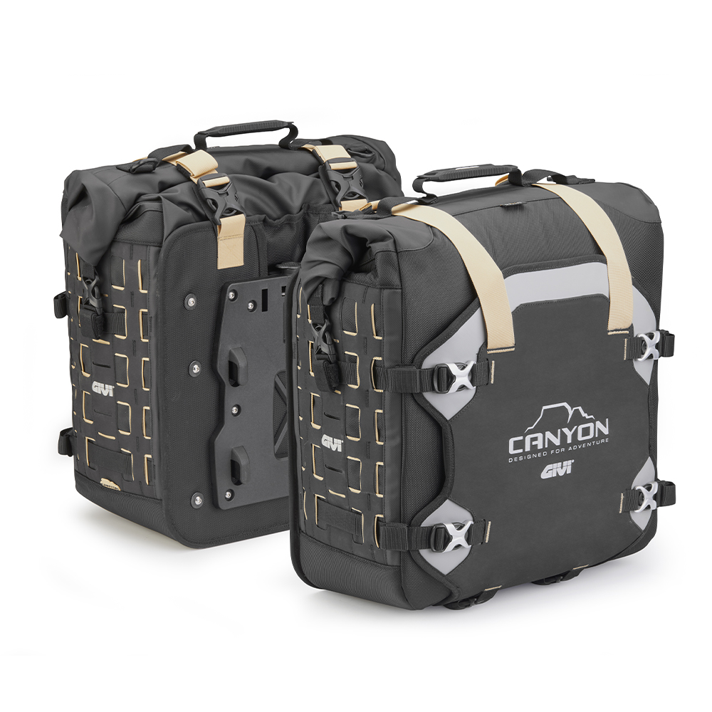 Givi - Large side bags +30 ltr. - GRT709B CANYON