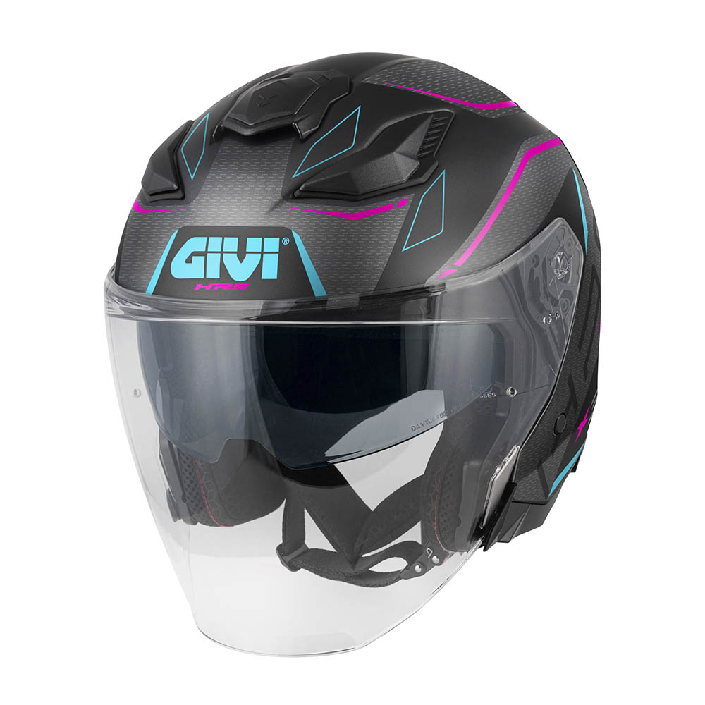 Givi - MPBF Matt black / dark titanium / fuchsia / blue