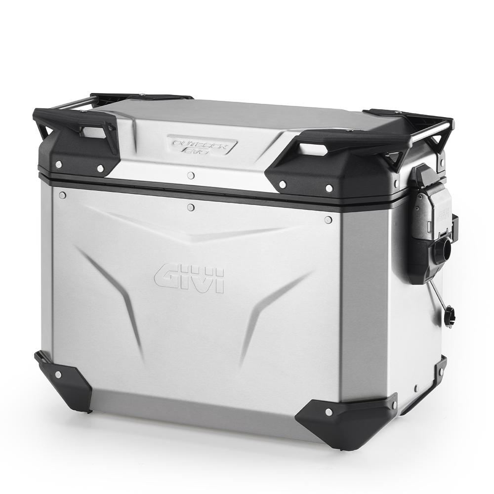 Givi - Outback squared aluminium side-cases - OBKEV44A TREKKER OUTBACK EVO SMART 44