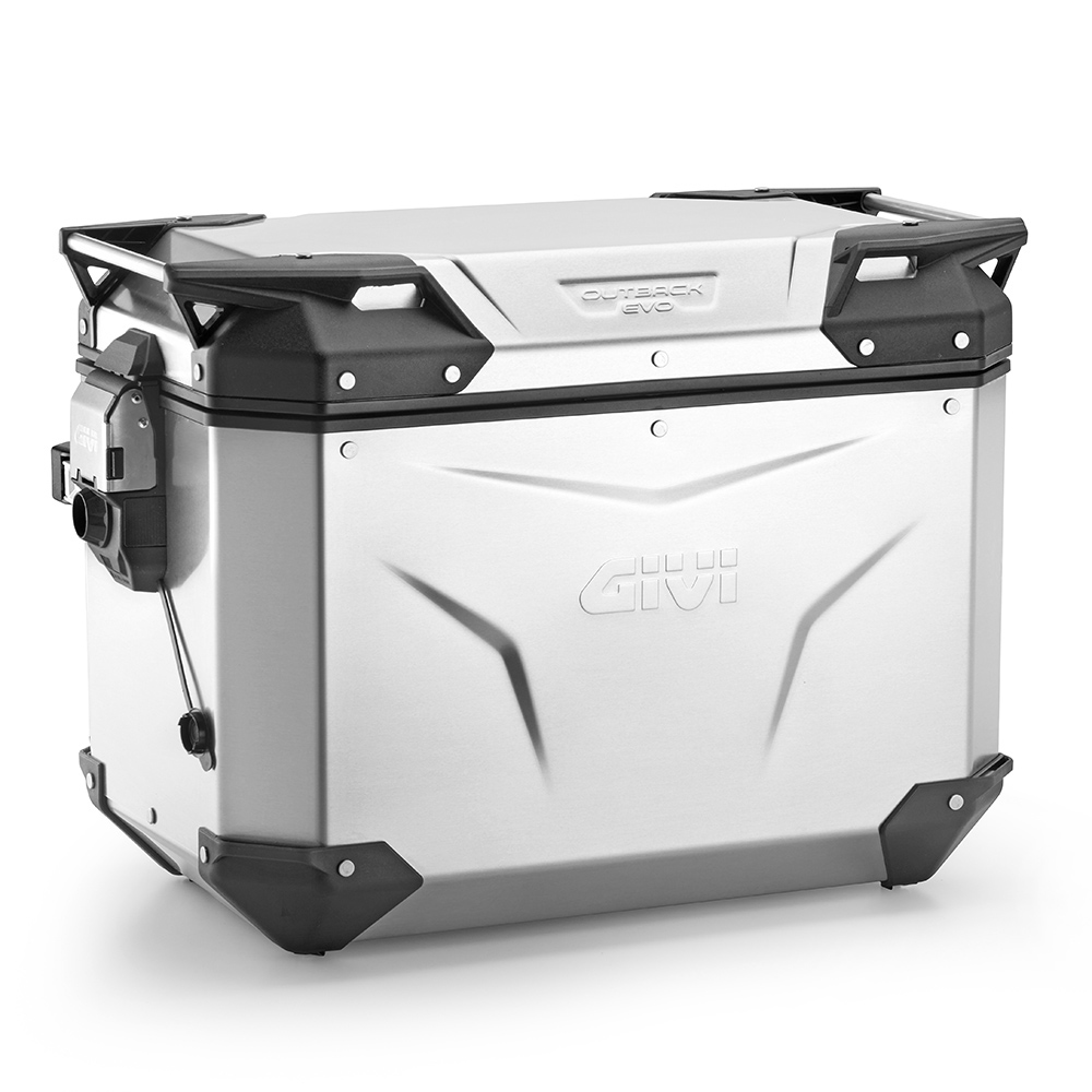 Givi - Outback squared aluminium side-cases - OBKEV48A TREKKER OUTBACK EVO SMART 48