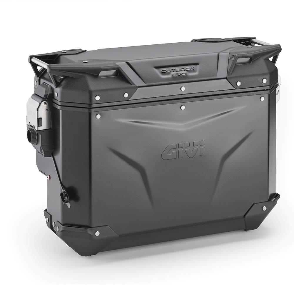 Givi - Outback squared aluminium side-cases - OBKEVS33B TREKKER OUTBACK EVO SMART 33 BLACK LINE