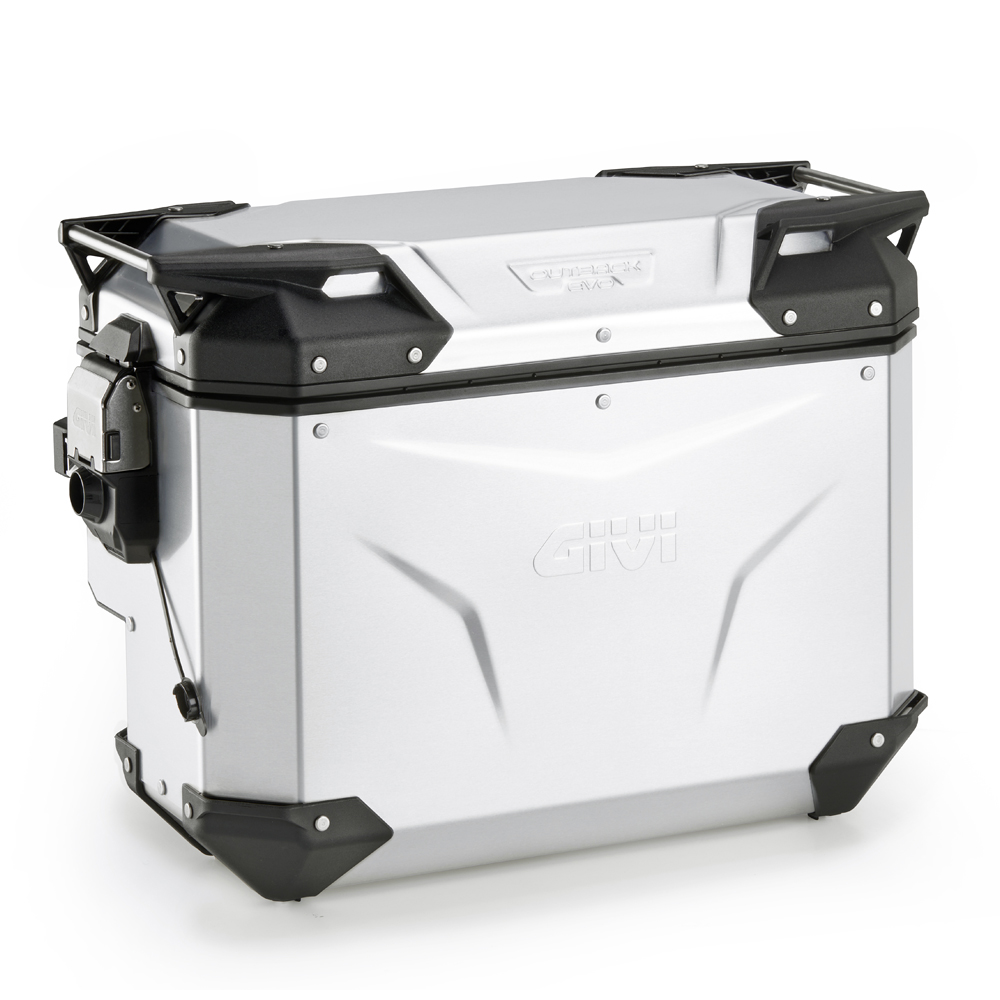 Givi - Outback squared aluminium side-cases - OBKEVS40AA TREKKER OUTBACK EVO SMART 40 ANODISED 